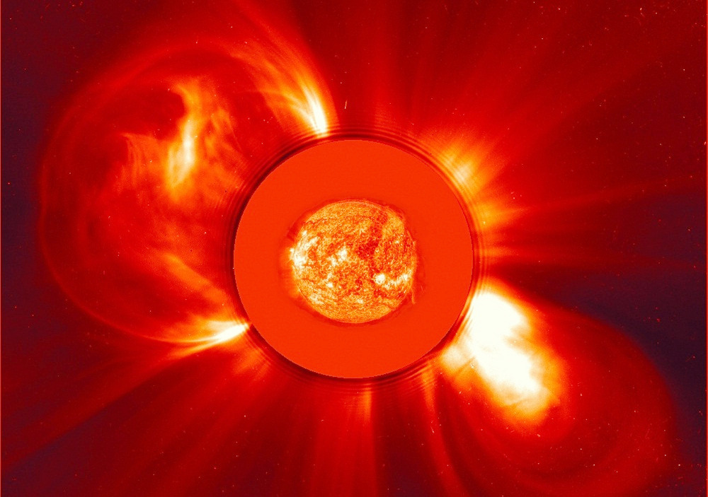 First recorded coronal mass ejection from a distant star